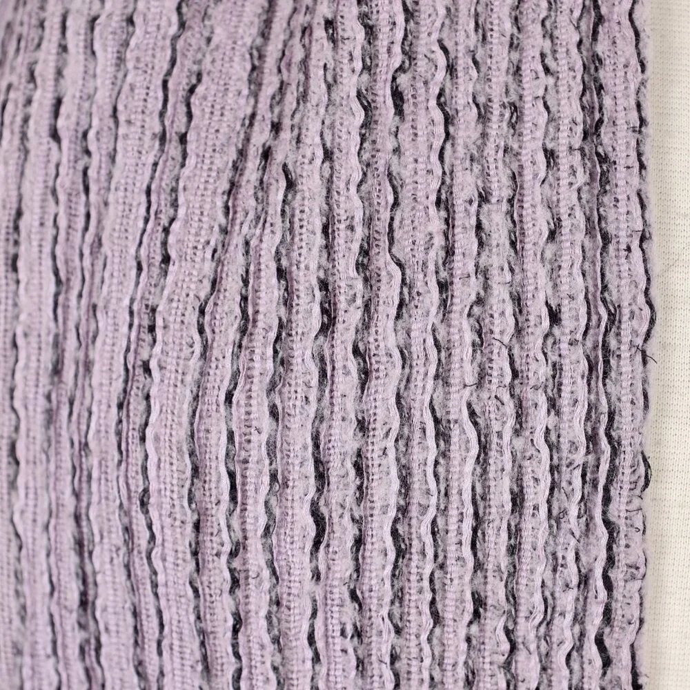 Issey Miyake Man scarf 2005 pink black 70% silk 30% wool